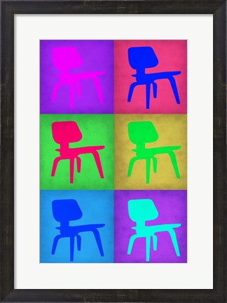 Framed Eames Chair Pop Art 5 Print