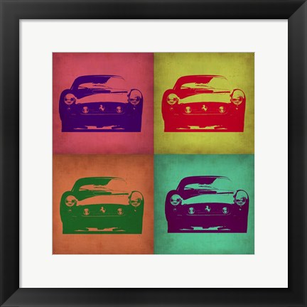Framed Ferrari Pop Art 1 Print