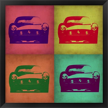 Framed Ferrari Pop Art 1 Print