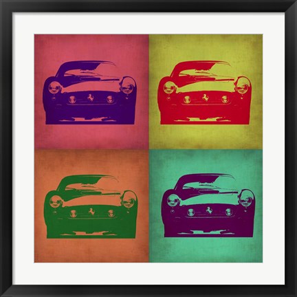 Framed Ferrari Pop Art 1 Print