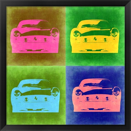 Framed Ferrari Pop Art 3 Print