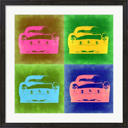 Framed Ferrari Pop Art 3 Print