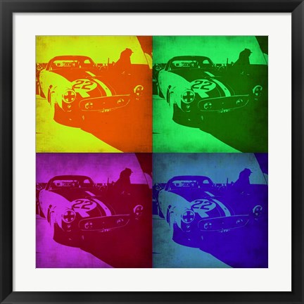 Framed Racing Ferrari Pop Art 1 Print