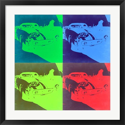 Framed Racing Ferrari Pop Art 2 Print