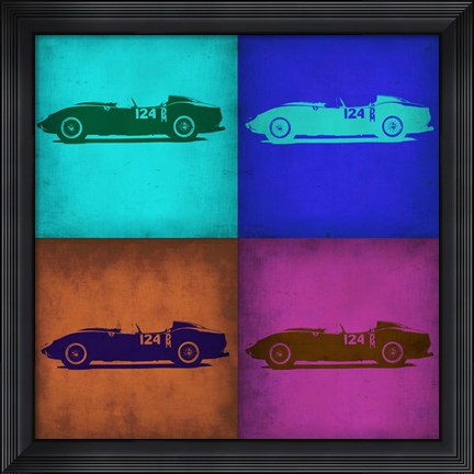 Framed Classic Ferrari Pop Art 1 Print