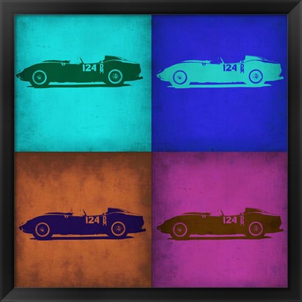 Framed Classic Ferrari Pop Art 1 Print