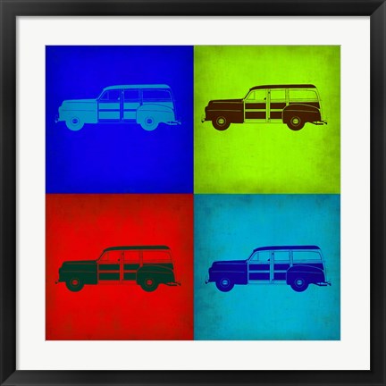 Framed Ford Woody Pop Art 1 Print