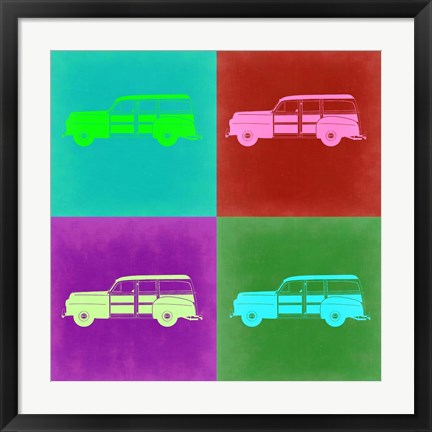 Framed Ford Woody Pop Art 2 Print