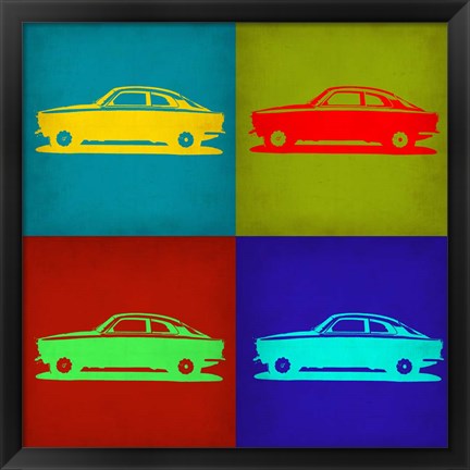 Framed Alfa Romeo Gulia Pop Art 1 Print