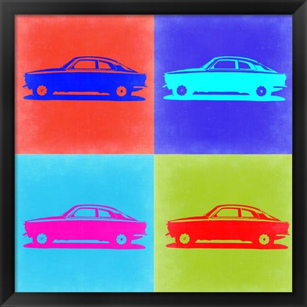 Framed Alfa Romeo Gulia Pop Art 2 Print