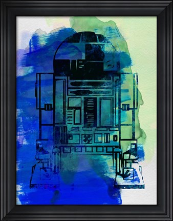 Framed Star Warriors Watercolor 4 Print