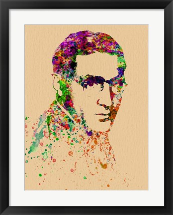 Framed Benny Goodman Watercolor Print