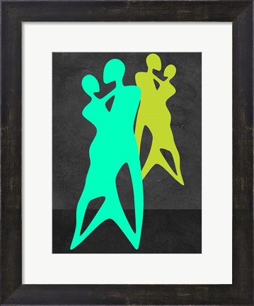 Framed Green Dance Print