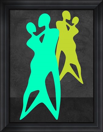 Framed Green Dance Print