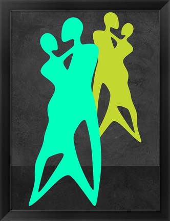 Framed Green Dance Print