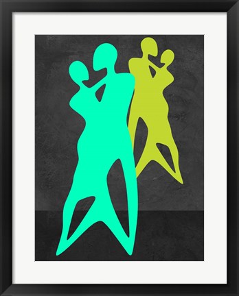 Framed Green Dance Print