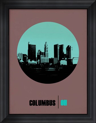 Framed Columbus Circle 2 Print