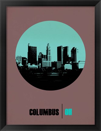 Framed Columbus Circle 2 Print