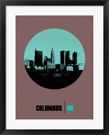 Framed Columbus Circle 2 Print