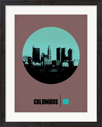 Framed Columbus Circle 2 Print