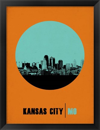 Framed Kansas City Circle 1 Print
