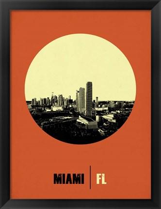 Framed Miami Circle 2 Print