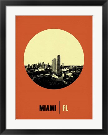 Framed Miami Circle 2 Print