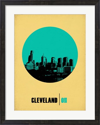 Framed Cleveland Circle 2 Print