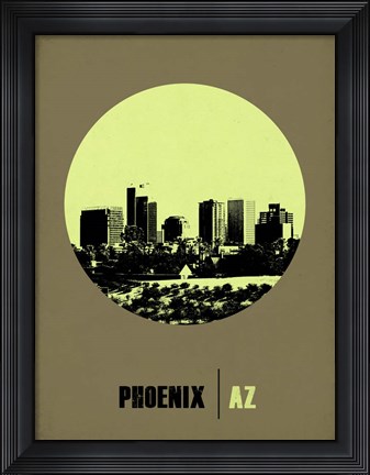 Framed Phoenix Circle 1 Print