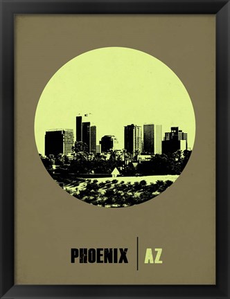 Framed Phoenix Circle 1 Print