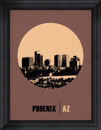 Framed Phoenix Circle 2 Print