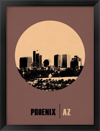 Framed Phoenix Circle 2 Print