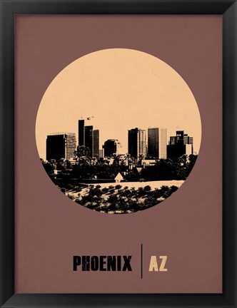 Framed Phoenix Circle 2 Print