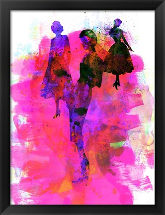 Framed Fashion Models 1 Print