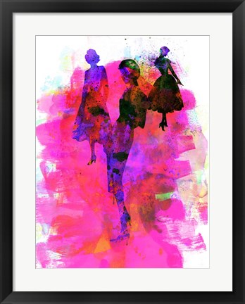 Framed Fashion Models 1 Print