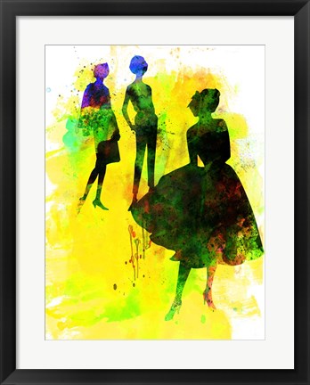 Framed Fashion Models 2 Print