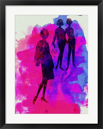 Framed Fashion Models 4 Print