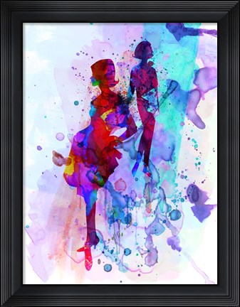 Framed Fashion Models 5 Print