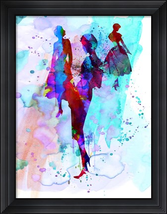 Framed Fashion Models 7 Print