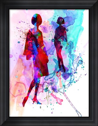 Framed Fashion Models 8 Print