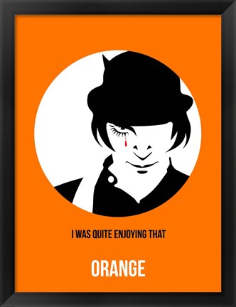 Framed Orange 2 Print