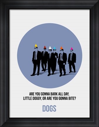 Framed Dogs 1 Print