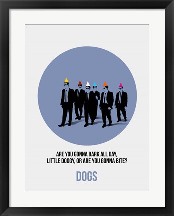 Framed Dogs 1 Print