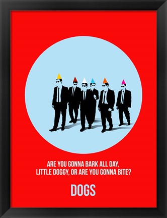 Framed Dogs 2 Print