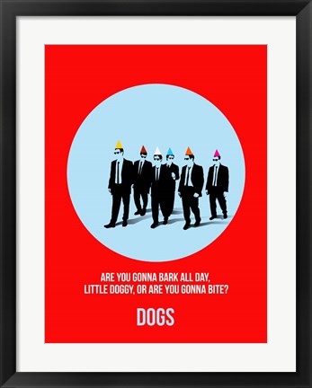 Framed Dogs 2 Print