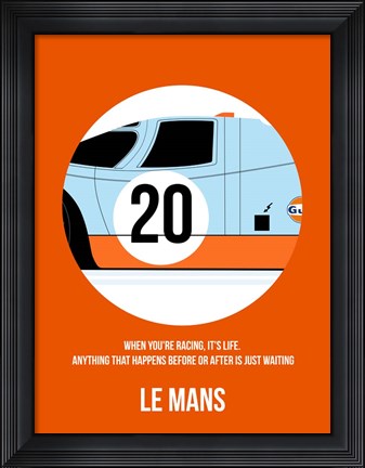 Framed Le Mans 1 Print