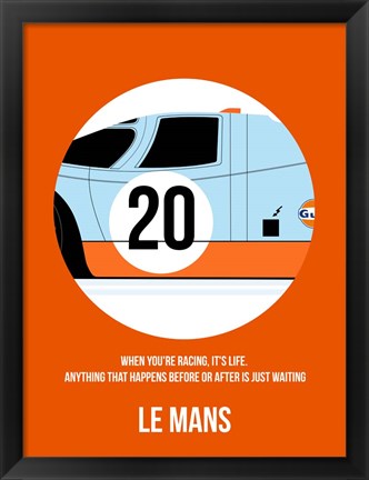 Framed Le Mans 1 Print