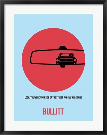 Framed Bullitt 1 Print