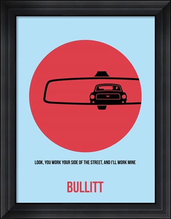Framed Bullitt 1 Print