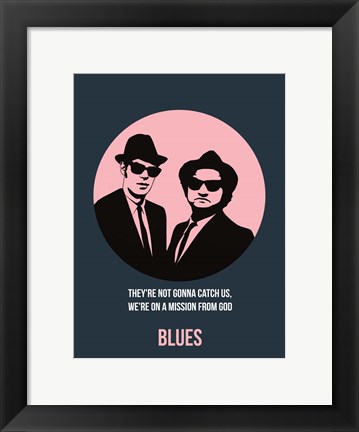 Framed Blues 1 Print